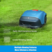 Hookii lawn robot mower cutting the AI logic system, 4400 mAh high-charging battery and charging station, up to 1000 m² lawn