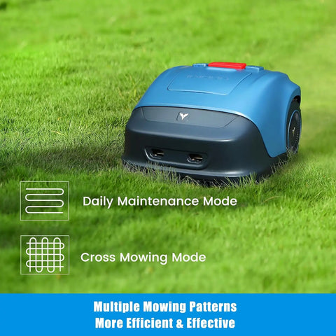 Hookii lawn robot mower cutting the AI logic system, 4400 mAh high-charging battery and charging station, up to 1000 m² lawn