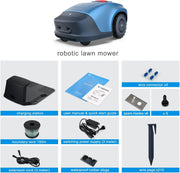 Hookii lawn robot mower cutting the AI logic system, 4400 mAh high-charging battery and charging station, up to 1000 m² lawn
