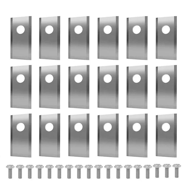 18Pcs Lawn Mower Cutting Blade Set Robot Mower Replacement Blade Robotic Lawn Mowers Replacement for Worx Landroid Lawn Mowers
