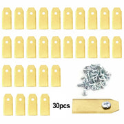 Get Perfect Cutting Results and Long Lasting Performance with These 43mm Stainless Steel Blades for Robotic Lawn Mowers