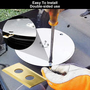 One Set Lawn Robot Blade Golden Titanium Plating Lawn Mover With 2 Holes Anti-Rust Durable Mower Cutter For Worx Landroid