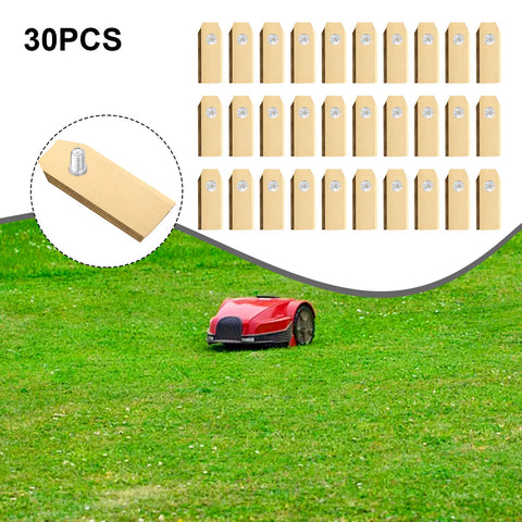 Get Perfect Cutting Results and Long Lasting Performance with These 43mm Stainless Steel Blades for Robotic Lawn Mowers