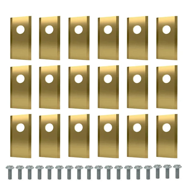 18Pcs Lawn Mower Cutting Blade Set Robot Mower Replacement Blade Robotic Lawn Mowers Replacement for Worx Landroid Lawn Mowers