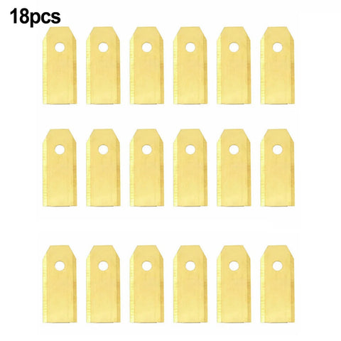 Get Perfect Cutting Results and Long Lasting Performance with These 43mm Stainless Steel Blades for Robotic Lawn Mowers