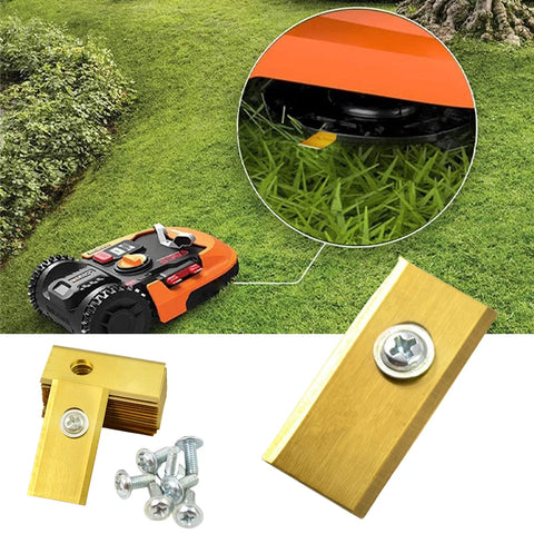 18Pcs Lawn Mower Cutting Blade Set Robot Mower Replacement Blade Robotic Lawn Mowers Replacement for Worx Landroid Lawn Mowers