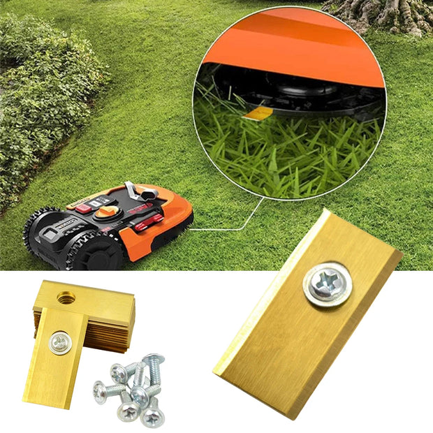 18Pcs Lawn Mower Cutting Blade Set Robot Mower Replacement Blade Robotic Lawn Mowers Replacement for Worx Landroid Lawn Mowers