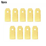 Get Perfect Cutting Results and Long Lasting Performance with These 43mm Stainless Steel Blades for Robotic Lawn Mowers